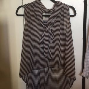 Paper crane tie front tank